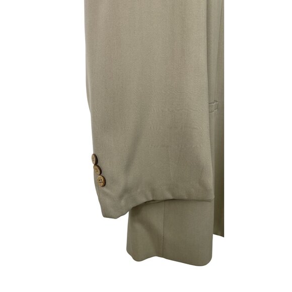 Joseph Feiss Men’s Sport Coat Blazer Suit Jacket Size 46S Beige 100% Silk - Picture 6 of 11